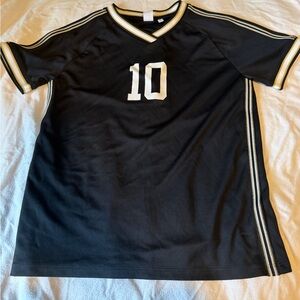 TNA Black and Gold Trim Jersey